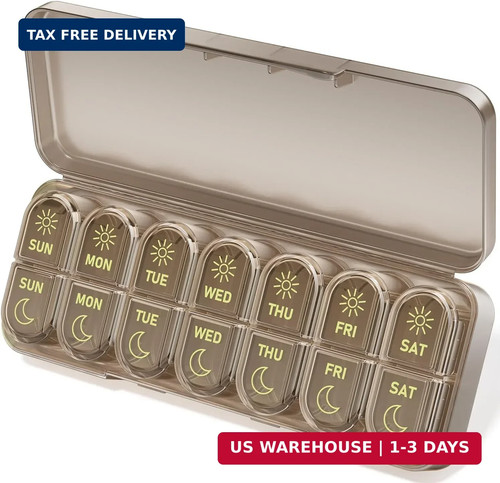 Pill organizer 7 day - pill,