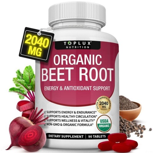 Organic beet root 2040mg - organic,