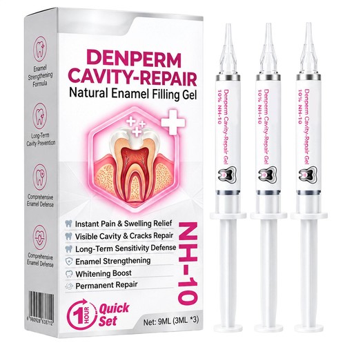 Denperm cavity enamel filling - cavity,